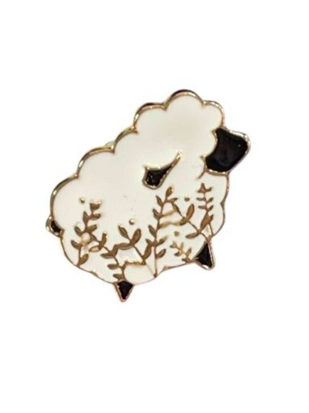 Sheep Lamb Lapel Pin Baa Baa Farm Animal Grass Pin Accessories Brooch Jewelry